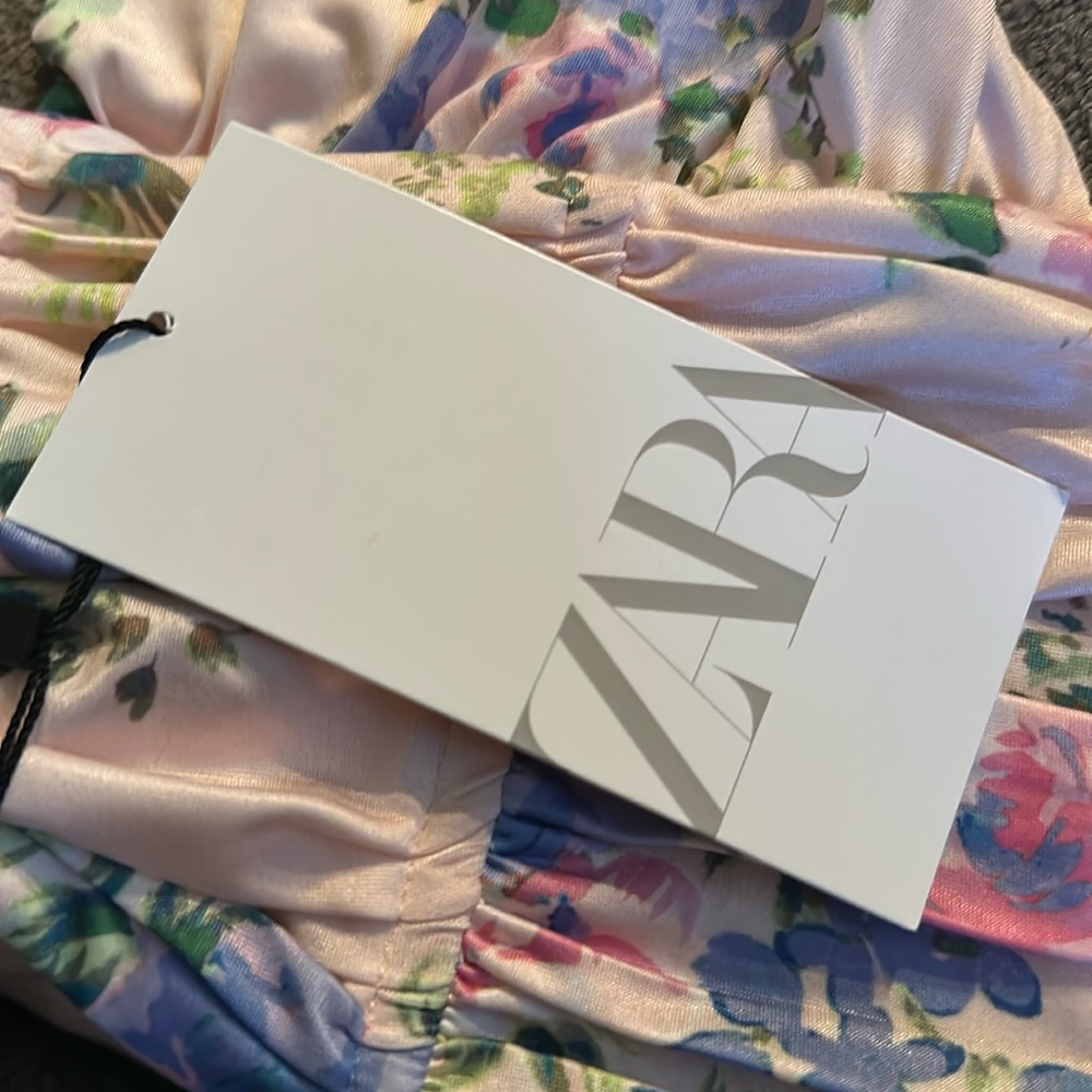 Zara floral halter top